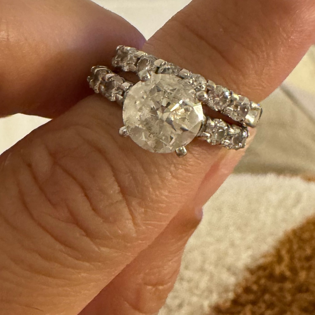 Diamond Wedding Ring Set